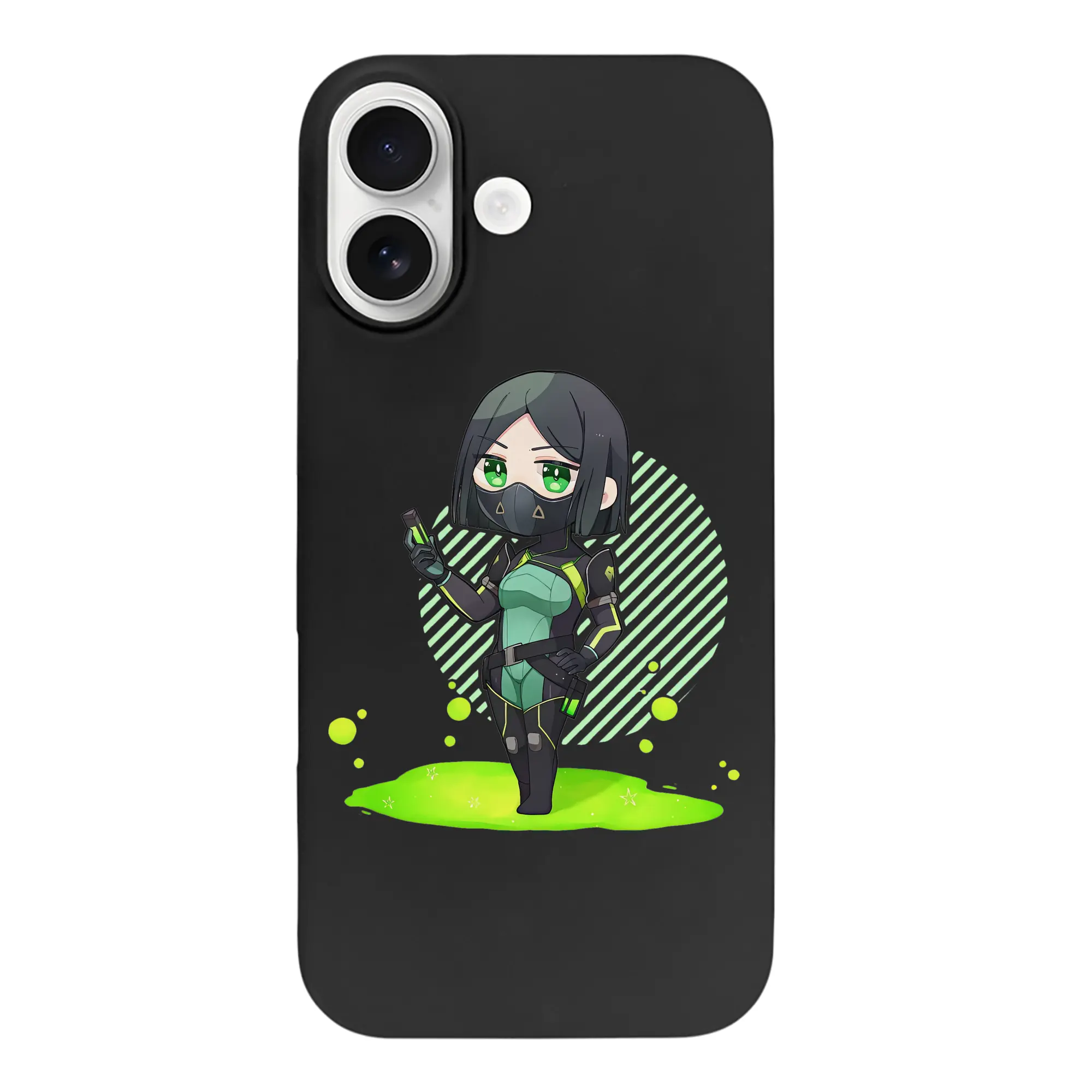 VALORANT グッズ,ヴァイパー - iPhone 17 シリーズ シリコンケース 薄型 耐衝撃 指紋防止 ソフトタッチカバー 精密フィット 傷防止 保護ケース iPhone 17/17 Air/17 Pro/17 Pro Max 対応